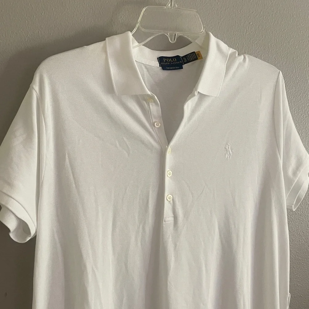 Polo‎ Ralph Lauren Mesh Mini White Cotton Dress Size XL